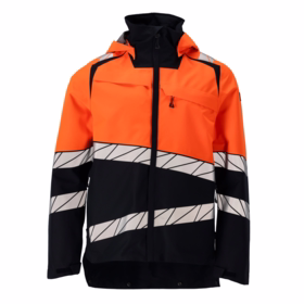 Mascot - Skaljakke 25001 Mørk marine/Hi-vis orange