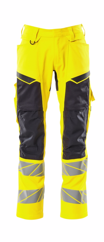 Arbejdsbuks 19579 Hi-vis gul/Sort, str. 76C58