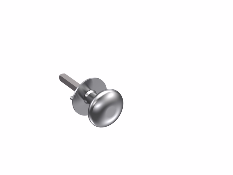 Dørknop RS Ø50 massiv cc30, 34-82 1082.04