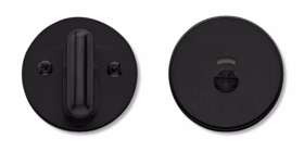 Randi Line - Toiletbesætning sort PVD cc30mm