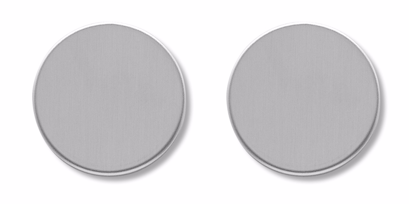 Blindskilte RS Ø52x4mm klips cc30mm 1140.05
