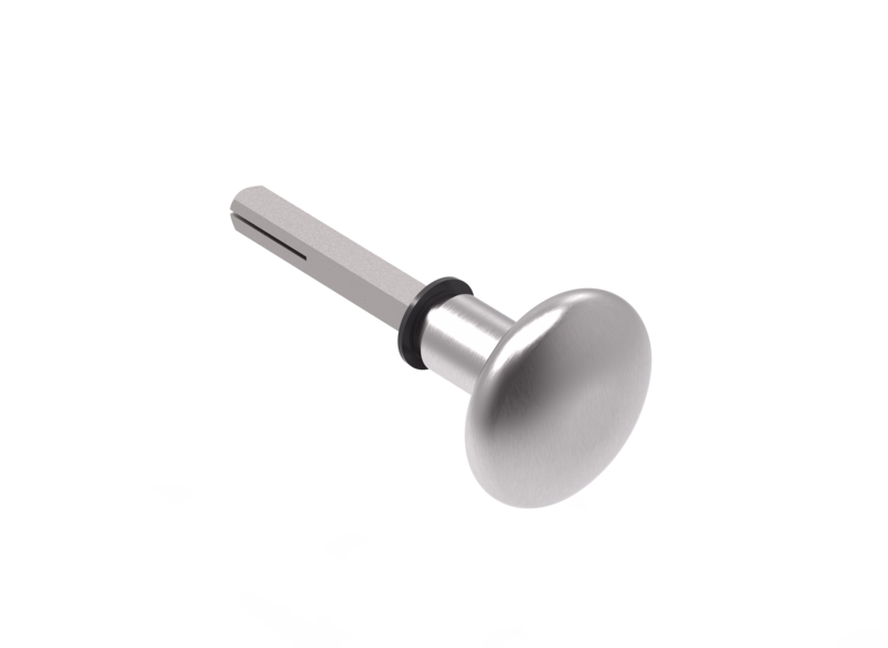 Dørknop RS Ø50 u/roset 34-58 7082.00AB