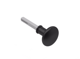 Line 18 - Dørknop sort Ø50 u/roset 34-58 7082.20AB