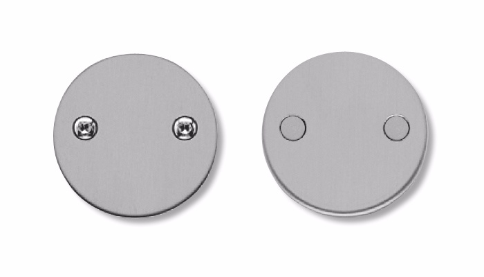 Blindskilte RS Ø50x2mm massiv cc30mm 7100.05