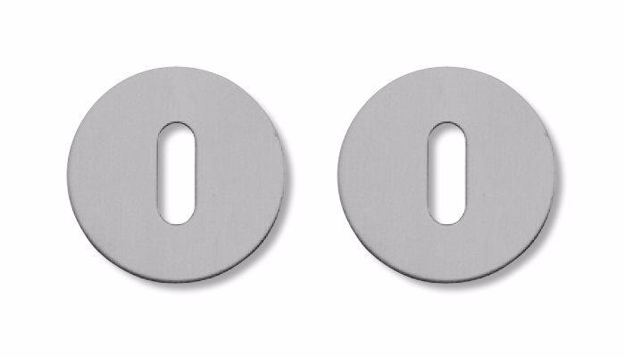 Nøgleskilte RS Ø52x4mm klips cc38mm m/træskr 7145.04M