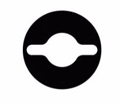 Underlagsskive t/dørgrebsroset