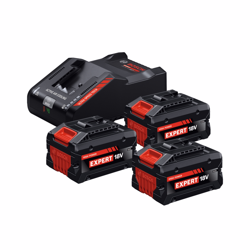 Batterisæt 18V 3x8 Ah EXPERT EXAL18V-160