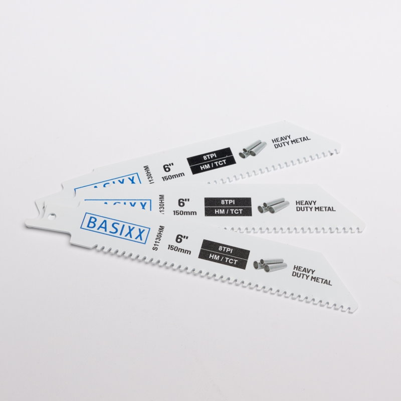 Bajonetsavklinge Carbide t/træ-nedriv-metal 150mm, pk á 3 st