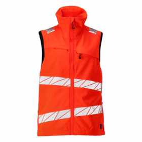 Mascot - Softshell vest 24065 Hi-vis rød