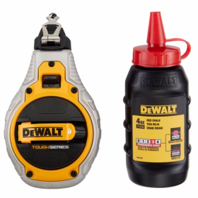 DeWALT - Kridtsnor DWHT48335-0, 30 m, m/rødt kridt