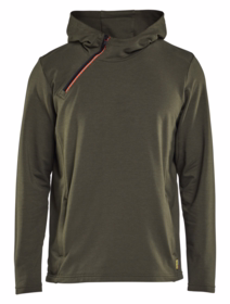 Blåkläder - Hættetrøje Half zip 3594 Skovgrøn