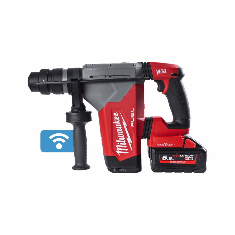 Borehammer 18V M18 onefhpx-552x, 2 x 5,5 Ah