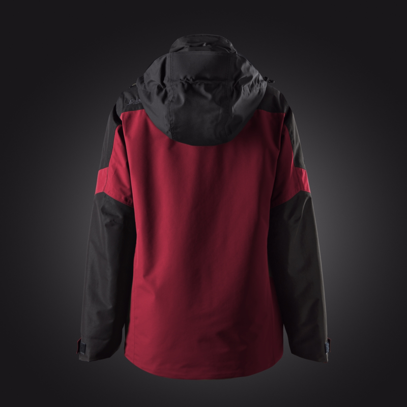 Vinterjakke Dame 1174 Chilirød/sort, str. M