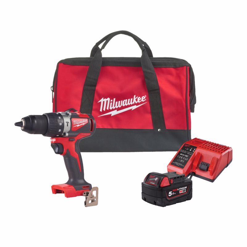 Slagboremaskine 18V M18BLPD2-501BRF Red Friday m/taske