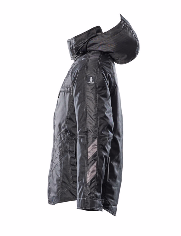 Vinterjakke 12035 mørk antracit/sort, str. XS