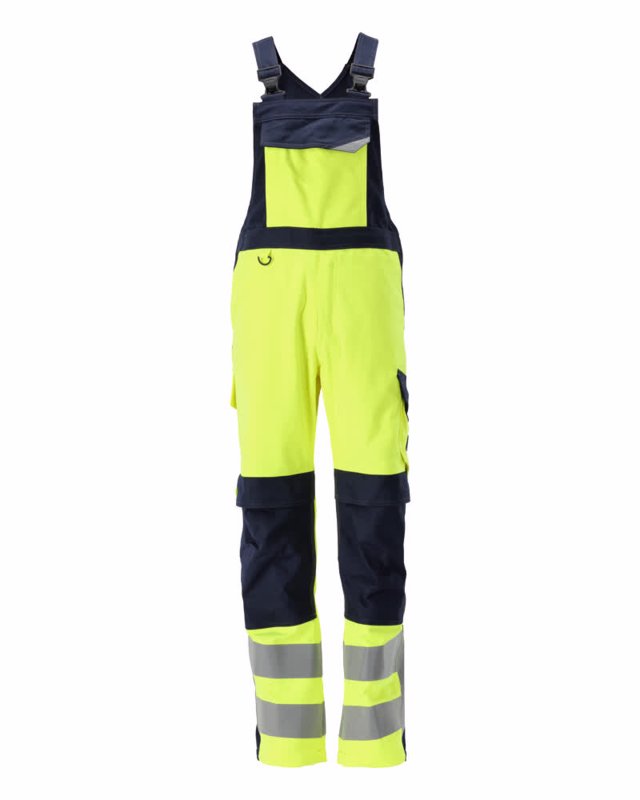 Overall Hi-vis 13869 gul/mørk marine, str. 76C54