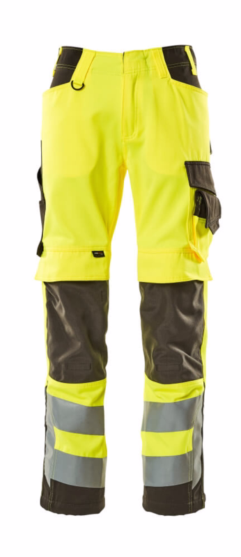 Arbejdsbuks Hi-vis 15579 gul/mørk antracit, str. 82C49