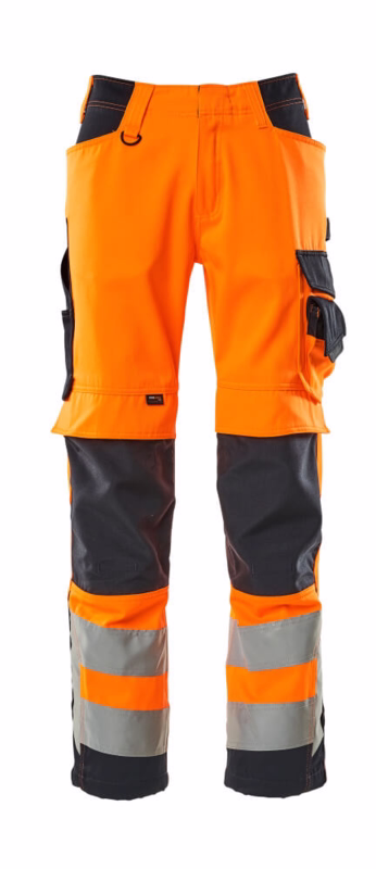 Arbejdsbuks Hi-vis 15579 orange/mørk marine, str. 82C47