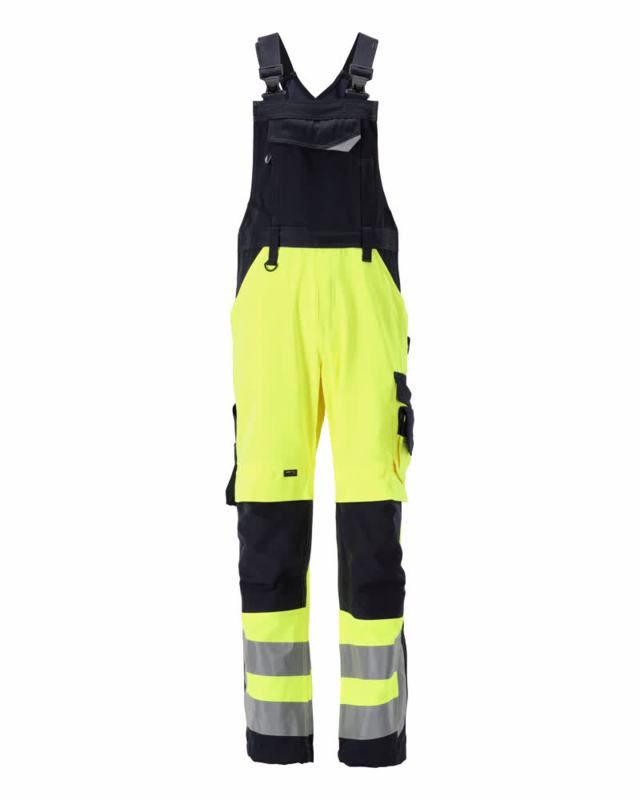Overall Hi-vis 15569 gul/mørk marine, str. 82C56