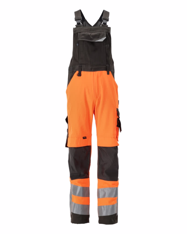 Overall Hi-vis 15569 orange/mørk antracit, str. 82C68