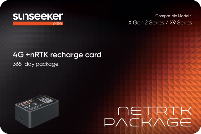 4G + nRTK-opladningskort, t/X Gen2-serien og X9