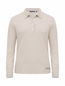 Cutter Buck - Poloshirt L/Æ Dame 354439 Advantage Beige