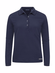 Cutter Buck - Poloshirt L/Æ Dame 354439 Advantage Mørk marine