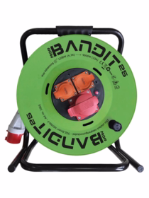 Bandit - Kabeltromle 5x2.5mm² 25 m m/jord 400V/16a