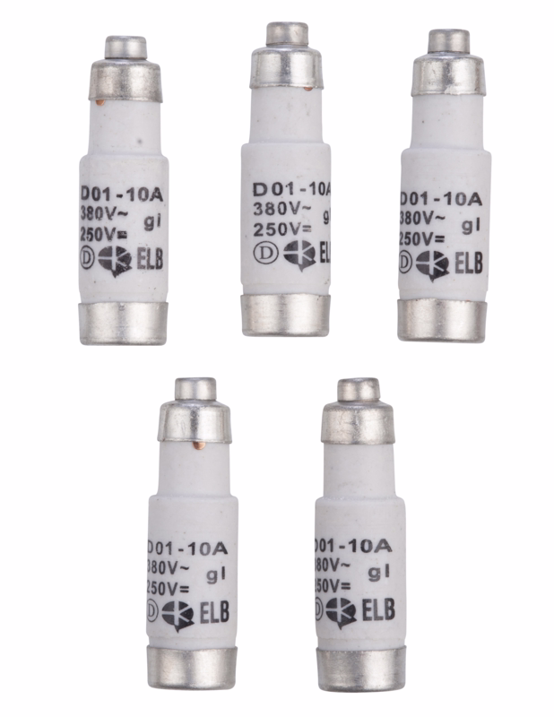 Sikringer neozed 13A d01, pk á 5 stk