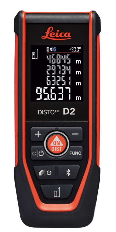 Afstandsmåler Disto D2 rød, 150 m
