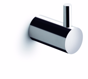 Pressalit - Klædekrog m/pind Q10150 Poleret stål 19X35mm, á 2 stk.