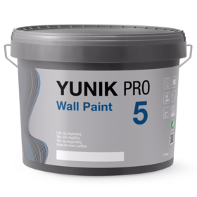 Yunik - Vægmaling Pro Wall Paint 5 Hvid 9 L