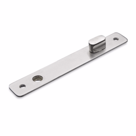 d line - Langskilt smal 210x30x3mm m/grebshul og vrider