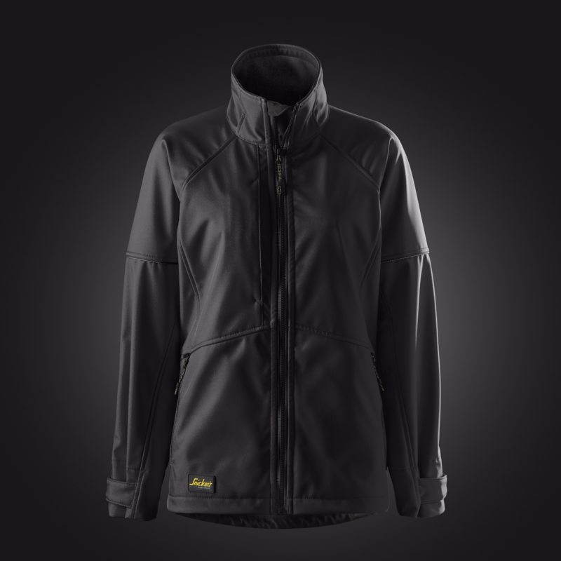 Softshelljakke Dame 1257 Sort, str. 2XL