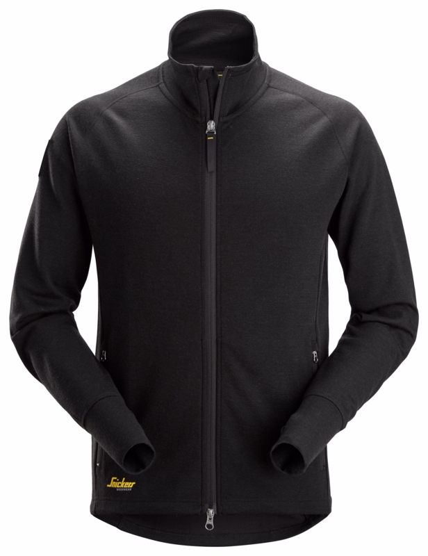 Mellemlagsjakke Uld 8451 Sort, str. 3XL