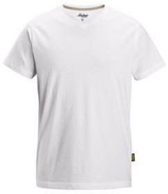 Snickers - T-shirt V-hals 2512 Hvid
