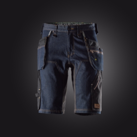 Snickers - Arbejdsshorts 6155 Denim/sort
