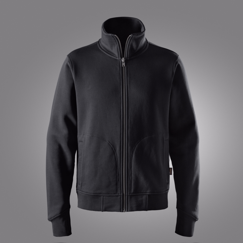 Sweatjakke Heavy 2045 Sort, str. XS