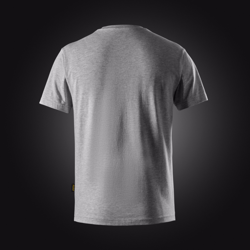 T-shirt Slim 2540 Lys gråmeleret, str. 4XL