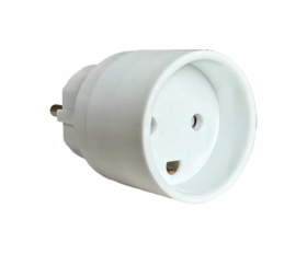 E-Line - Adapter Schuko/Pind-jord t/DK m/j