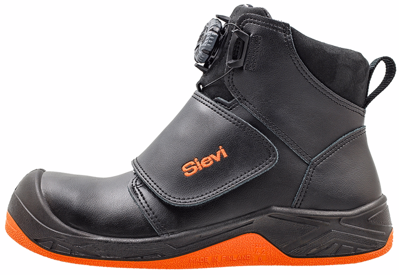 Sikkerhedsstøvlet Asphalt Roller XL Sort/orange, str. 46