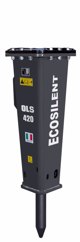 Hydraulisk nedbrydningshammer OLS 70 m/topplade (selvmonteri