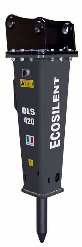 Hydraulisk nedbrydningshammer OLS 700 m/hurtigskift