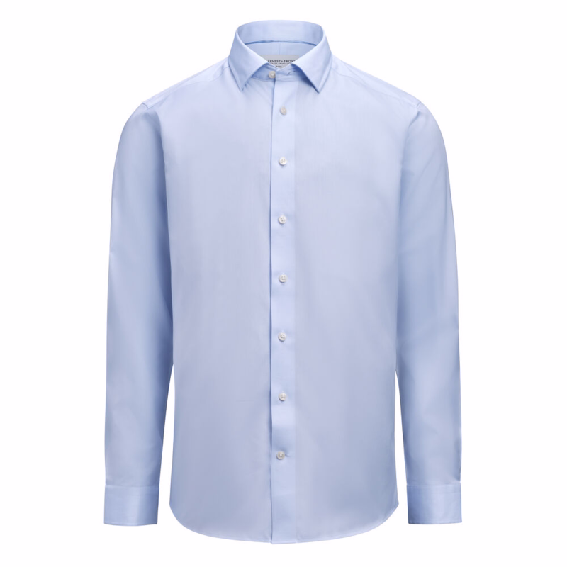 Skjorte L/Æ 2900201 Regular Blue, str. S (38)