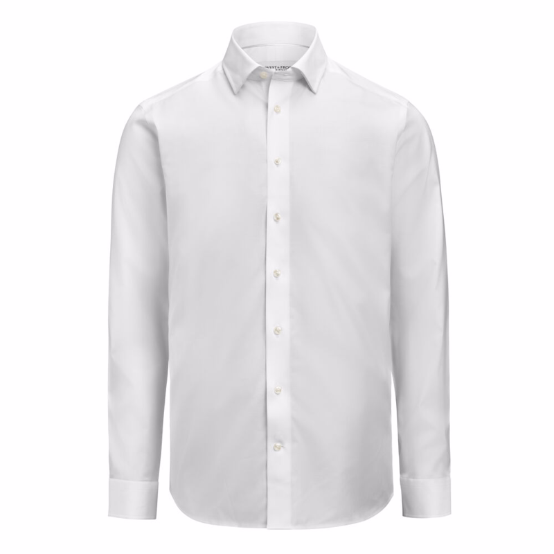 Skjorte L/Æ 2900202 Slim White, str. 2XL (46)