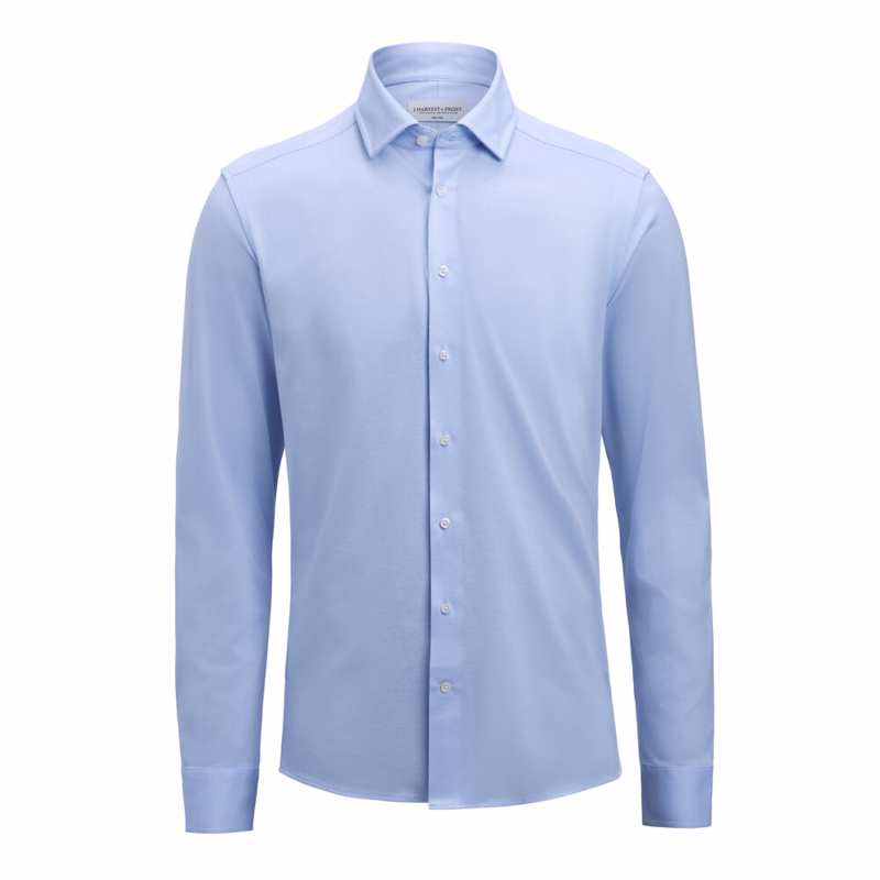 Skjorte L/Æ 2913501 Regular Blue, str. XL (44)