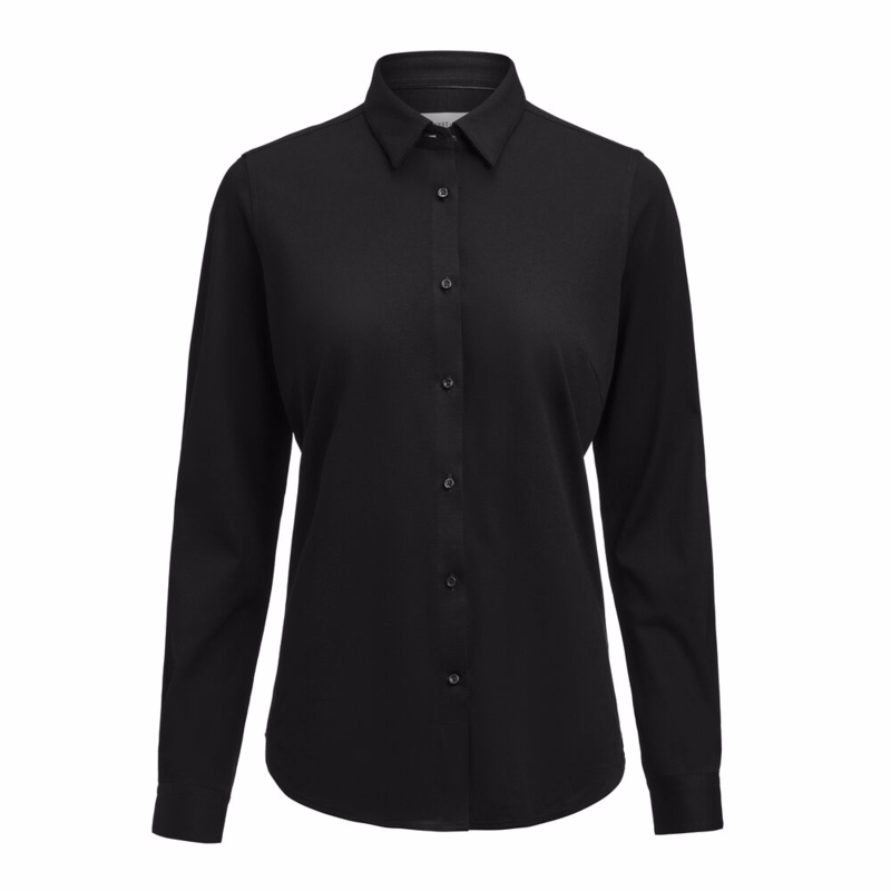 Skjorte L/Æ 2913505 Dame Black, str. XL (42)