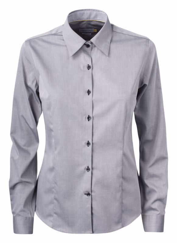 Skjorte L/Æ 2905103 Dame Grey, str. 4XL