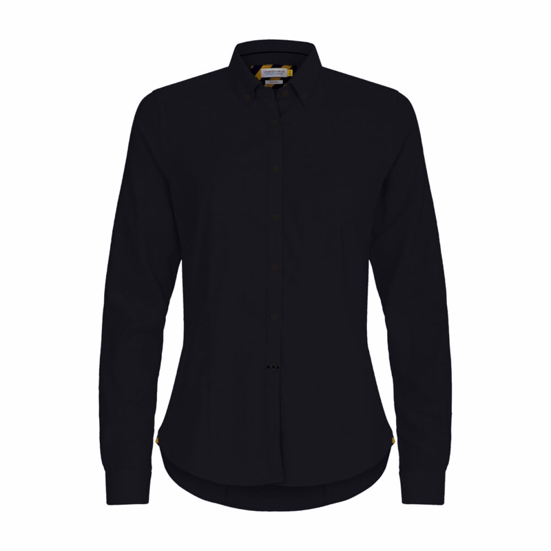 Skjorte L/Æ 2905403 Dame Black, str. 3XL