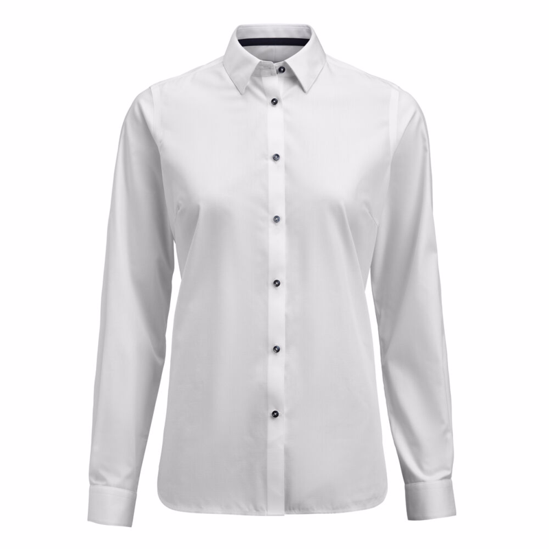Skjorte L/Æ 2905605 Dame White, str. 4XL (48)